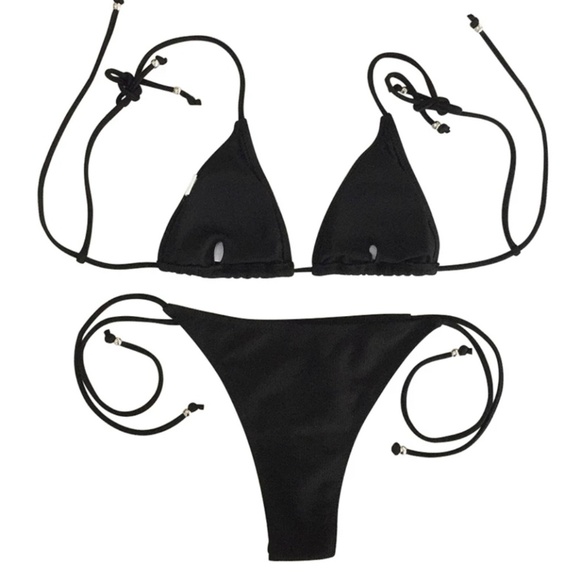 Just in!!! Ribbed Triangle Bikini Set  - Picture 7 of 7